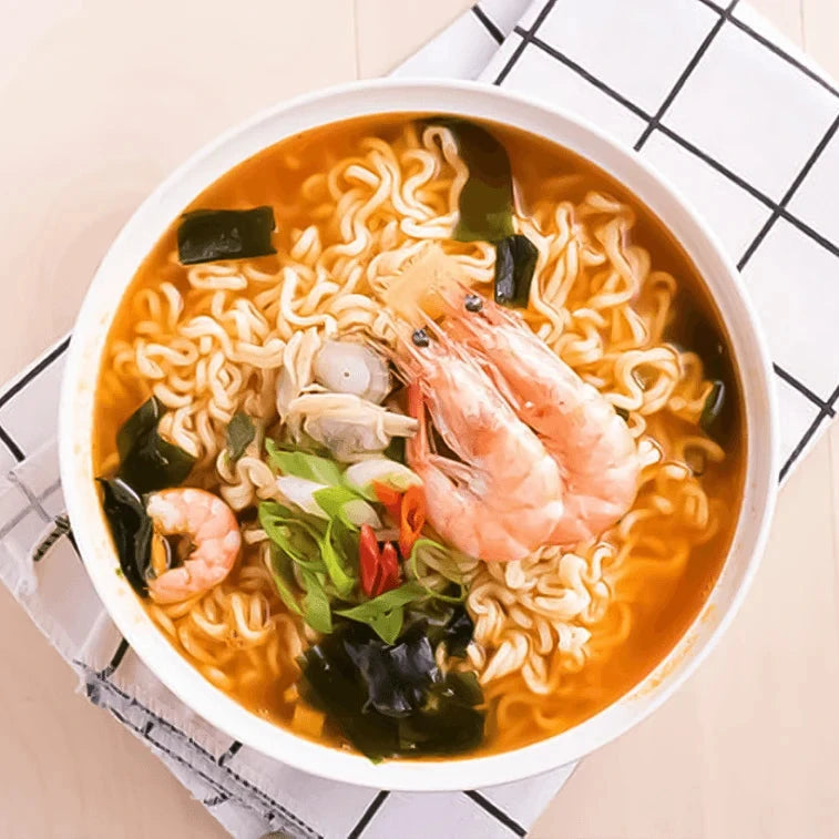 Kjøp Seafood & Mild Ramyun - Nongshim, 120g - Fodda.no Asiatisk Nettbutikk - Rask levering i hele Norge
