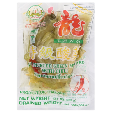 Kjøp Sour Pickled Green Mustard - Leng, 300g - Fodda.no Asiatisk Nettbutikk - Rask levering i hele Norge