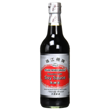 Kjøp Superior Light Soy Sauce - Pearl River Bridge, 500ml - Fodda.no Asiatisk Nettbutikk - Rask levering i hele Norge