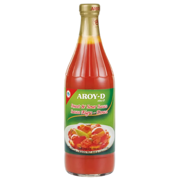 Kjøp Sweet & Sour Sauce - Aroy-D, 840g - Fodda.no Asiatisk Nettbutikk - Rask levering i hele Norge