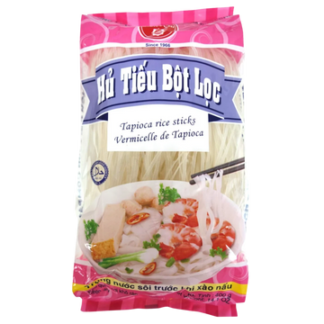 Kjøp Tapioca Rice Sticks, 400g - Fodda.no Asiatisk Nettbutikk - Rask levering i hele Norge