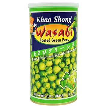 Kjøp Wasabi Coated Green Peas - Khao Shong, 280g - Fodda.no Asiatisk Nettbutikk - Rask levering i hele Norge