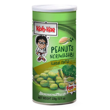 Kjøp Koh-Kae Peanuts Nori Wasabi Flavour Coated, 230g på nett - Fodda.no Asiatiske nettbutikk