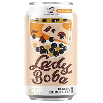 Kjøp Lady Boba Klassisk Bubble Tea Drikk, 315ml på nett - Fodda.no Asiatiske nettbutikk