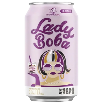 Kjøp Lady Boba Taro Bubble Tea Drikk, 315ml på nett - Fodda.no Asiatiske nettbutikk