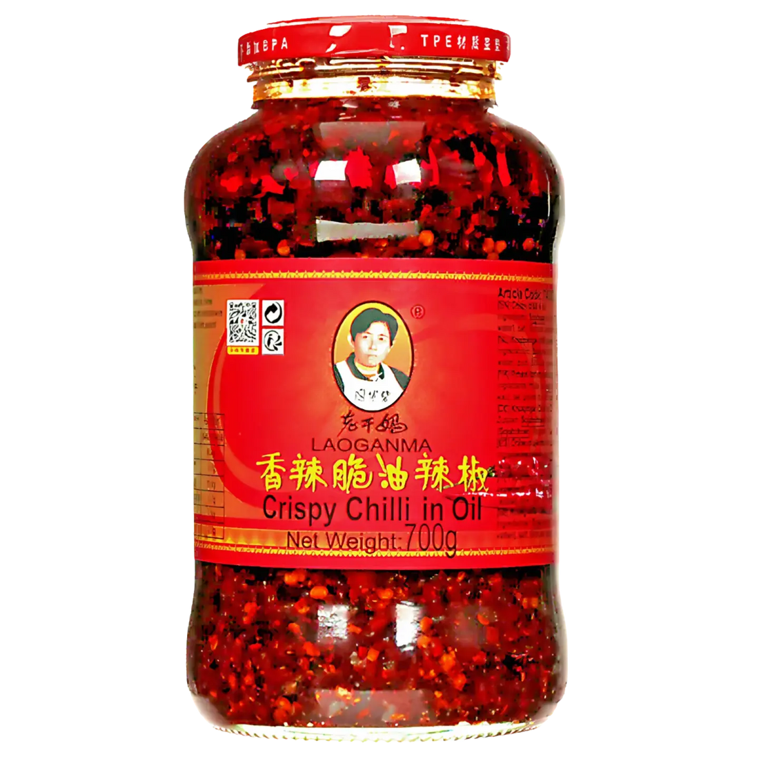 Kjøp Lao Gan Ma Crispy Chili In Oil, 700g på nett - Fodda.no Asiatiske nettbutikk