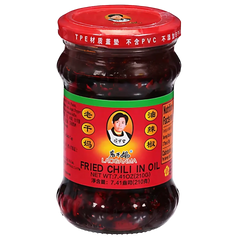 Kjøp Lao Gan Ma Sichuan Sauce Crispy Chili in Oil with Peanuts, 210g på nett - Fodda.no Asiatiske nettbutikk