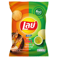 Kjøp Lay’s Rock Potato Chips Grilled Prawn and Seafood Sauce Flavor, 48g på nett - Fodda.no Asiatiske nettbutikk