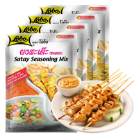 Kjøp Lobo Satay Seasoning Mix (Marinade and Sauce), 4x100g på nett - Fodda.no Asiatiske nettbutikk