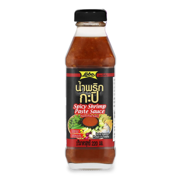 Kjøp Lobo Spicy Shrimp Paste Sauce (Nam Prik Kapi), 220ml på nett - Fodda.no Asiatiske nettbutikk