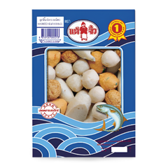 Kjøp Mahachai Frozen Mixed Seafood Fish Ball, 200g på nett - Fodda.no Asiatiske nettbutikk