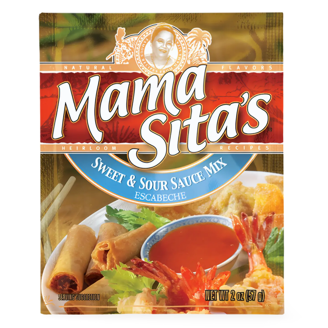 Kjøp Mama Sita's Sweet & Sour Sauce Mix, 57g på nett - Fodda.no Asiatiske nettbutikk