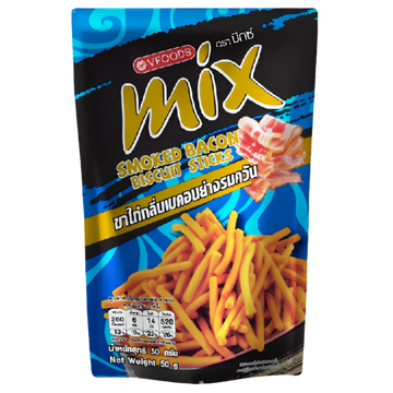 Kjøp Mix Smoked Bacon Biscuit Sticks, 50g på nett - Fodda.no Asiatiske nettbutikk