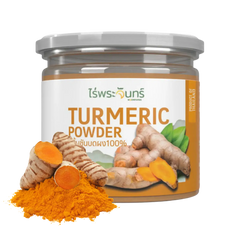 Kjøp Moonfarms 100% Turmeric Powder (ผงขมิ้นชัน 100%), 100g på nett - Fodda.no Asiatiske nettbutikk