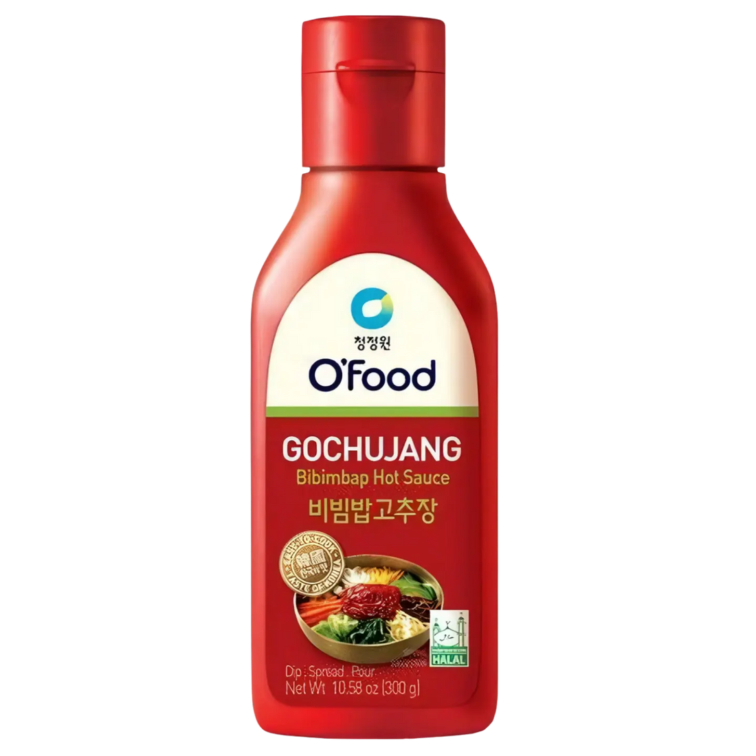 Kjøp O'Food Gochujang Hot Sauce for Bibimbap, 300g på nett - Fodda.no Asiatiske nettbutikk