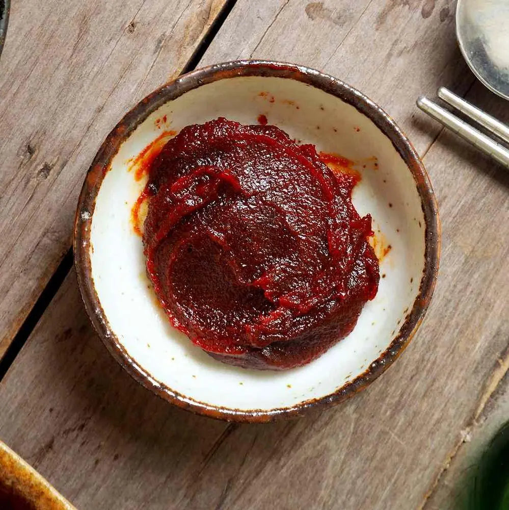 Kjøp O'Food Koreansk Gochujang Brown Rice Red Pepper Paste, 2x500g på nett - Fodda.no Asiatiske nettbutikk