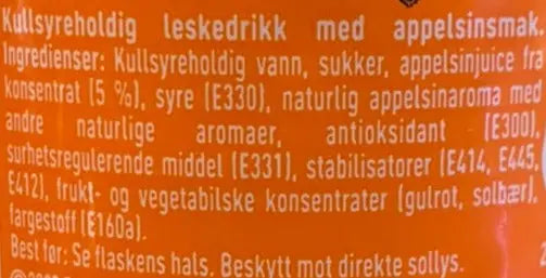 Kjøp Orange Soda Drink - Fanta, 500ml på nett - Fodda.no Asiatiske nettbutikk