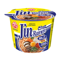 Kjøp Ottori Instant Noodle Jin Ramen Mild Bowl, 110g på nett - Fodda.no Asiatiske nettbutikk