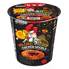Kjøp Paldo Volcano Chicken Noodle Cup, 70g på nett - Fodda.no Asiatiske nettbutikk