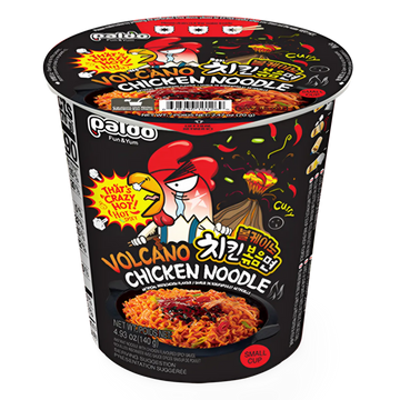 Kjøp Paldo Volcano Chicken Noodle Cup, 70g på nett - Fodda.no Asiatiske nettbutikk