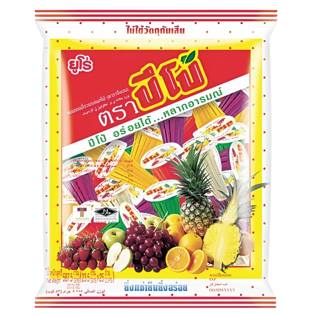 Kjøp Pipo Fruit Juice Jelly Assorted, 587,5g på nett - Fodda.no Asiatiske nettbutikk
