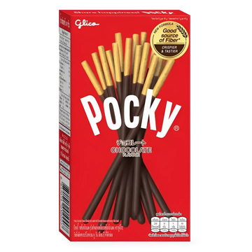 Kjøp Pocky Chocolate Flavour Biscuit Sticks, 10x43g på nett - Fodda.no Asiatiske nettbutikk