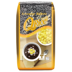 Kjøp QRice Thai Black Glutinous Sticky Rice, 1kg på nett - Fodda.no Asiatiske nettbutikk