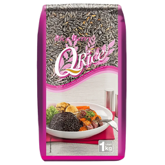 Kjøp QRice Thai Riceberry Jasmine Rice, 1kg på nett - Fodda.no Asiatiske nettbutikk