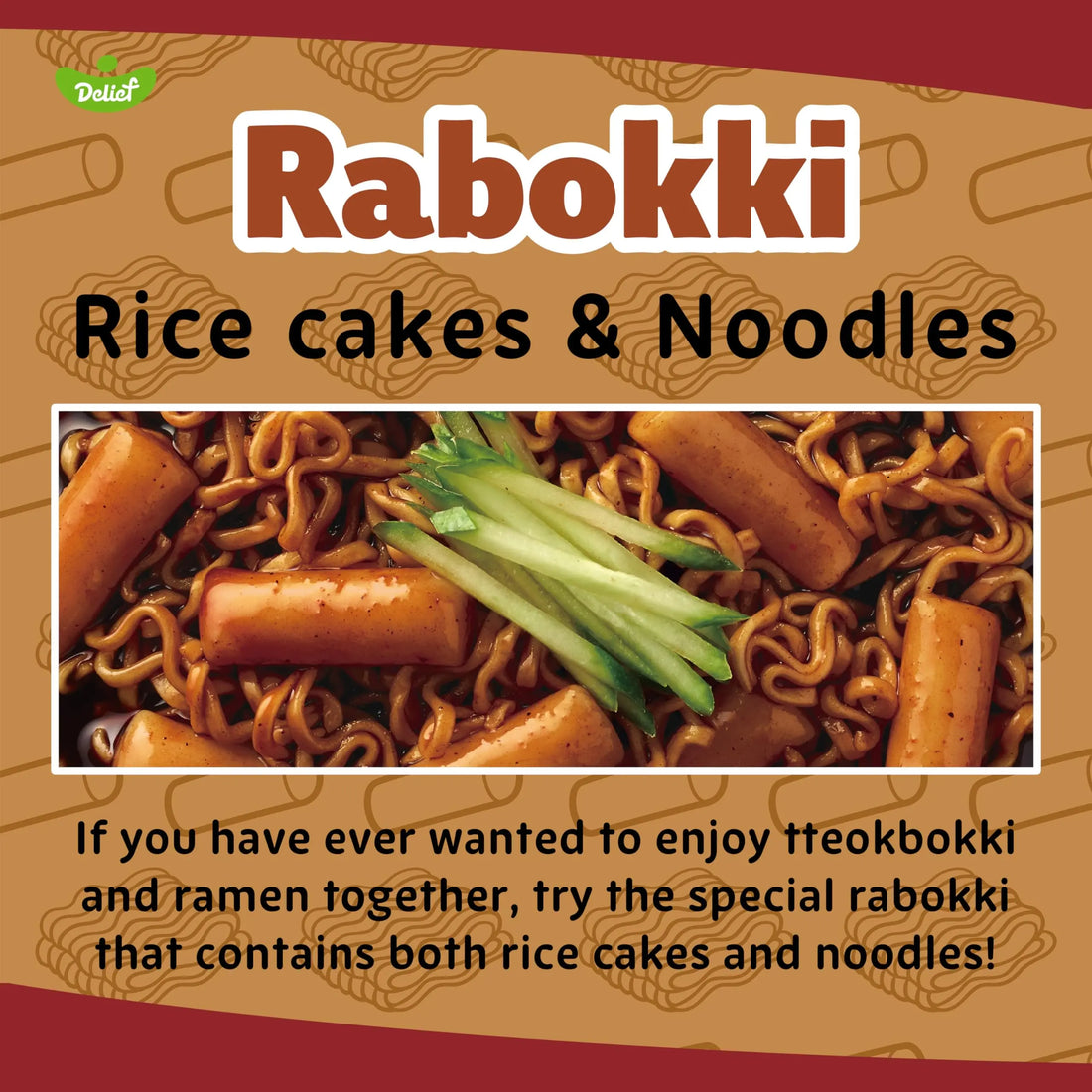 Kjøp Rabokki Jjajang Flavour Cup - Delief, 165g på nett - Fodda.no Asiatiske nettbutikk