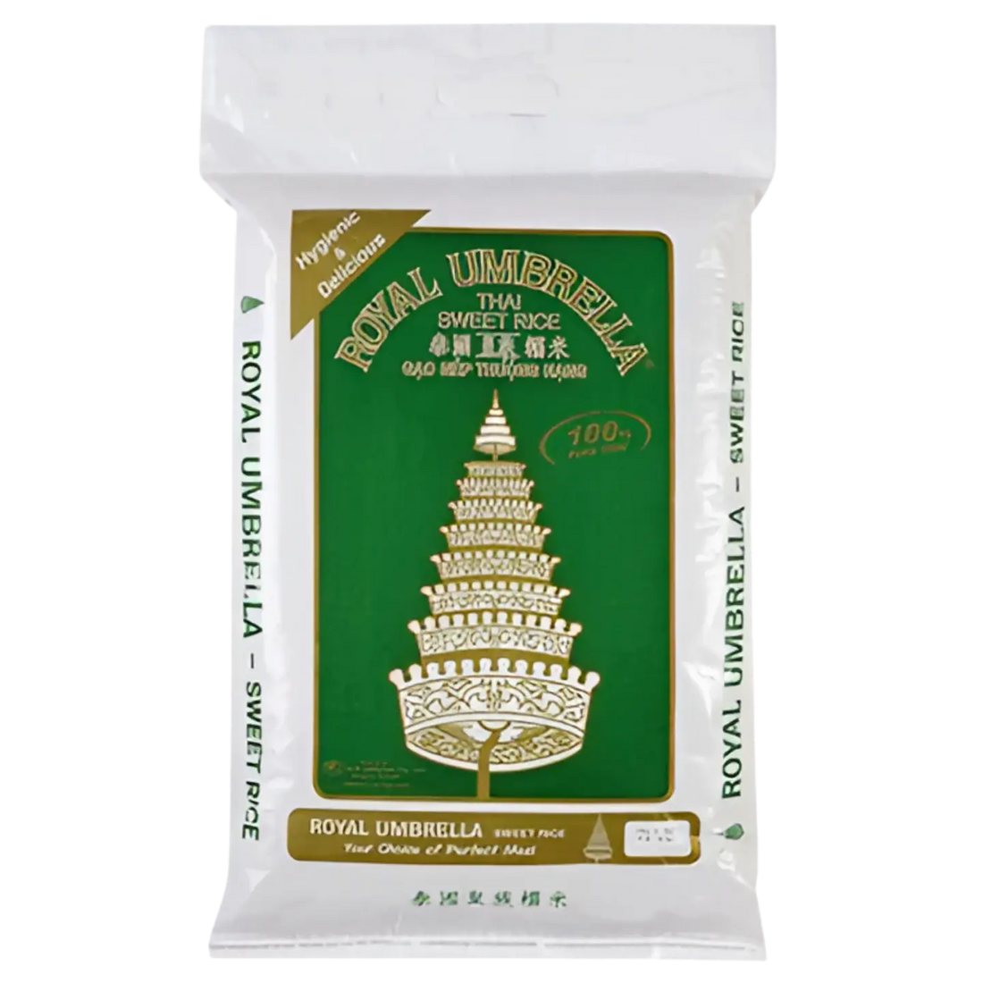 Kjøp Royal Umbrella Thai Glutinous Rice (2022-Crop), 20kg på nett - Fodda.no Asiatiske nettbutikk