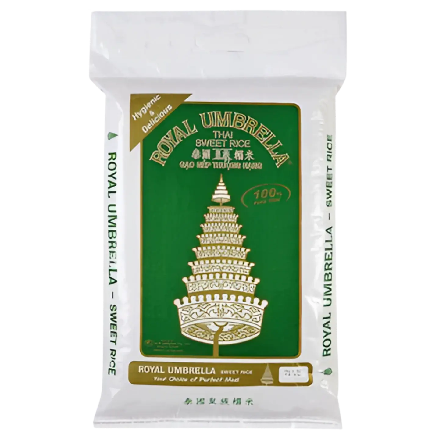 Kjøp Royal Umbrella Thai Glutinous Rice (2022-Crop), 20kg på nett - Fodda.no Asiatiske nettbutikk