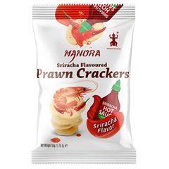 Kjøp Shrimp Chips Sriracha Flavour - Manora, 75g på nett - Fodda.no Asiatiske nettbutikk