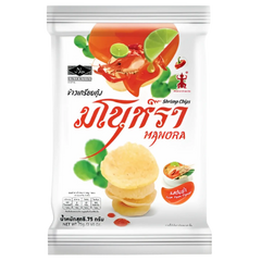 Kjøp Shrimp Chips Tom Yum Flavour - Manora, 75g på nett - Fodda.no Asiatiske nettbutikk