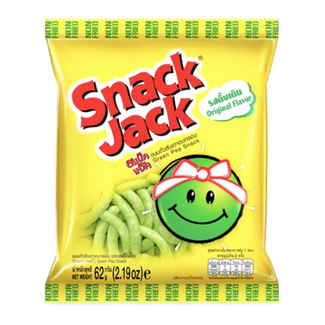 Kjøp Snack Jack Green Pea Snack Original FLavour, 62g på nett - Fodda.no Asiatiske nettbutikk