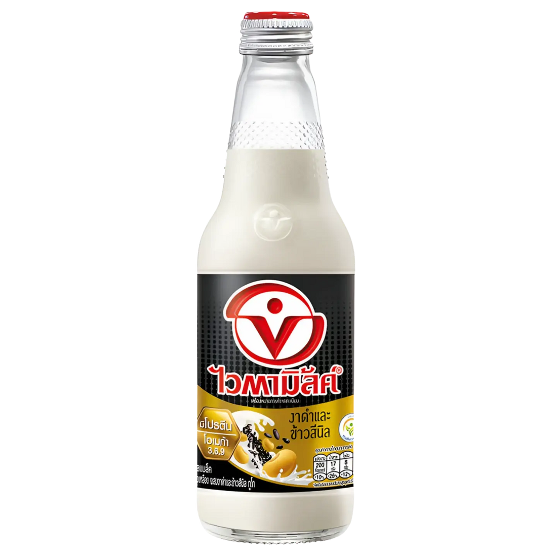 Kjøp Soy Bean Drink Double Black Sesame & Sinin Rice - Vitamilk, 300ml på nett - Fodda.no Asiatiske nettbutikk