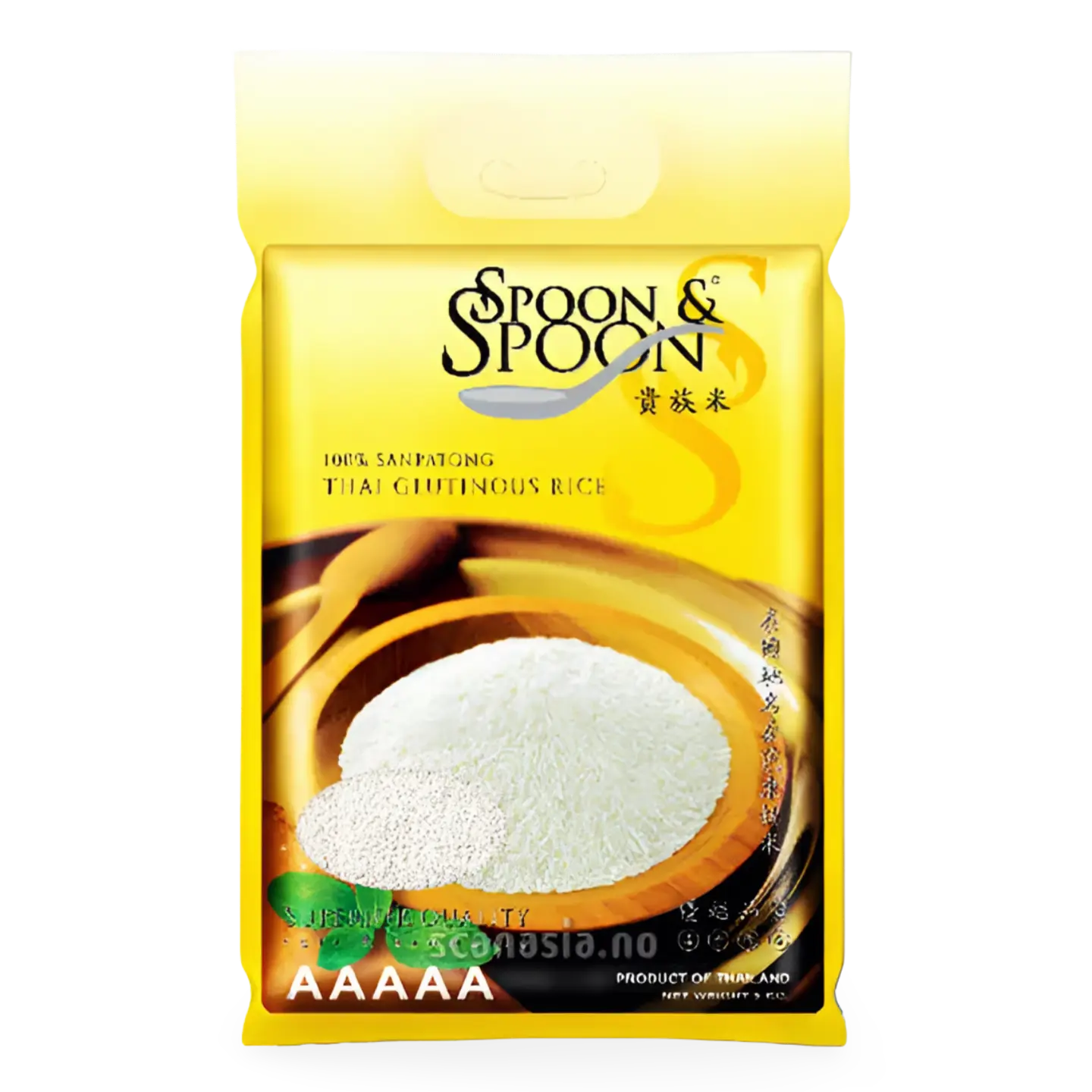 Kjøp Spoon Spoon Thai Glutinous Rice, 5kg på nett - Fodda.no Asiatiske nettbutikk