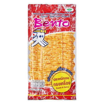 Kjøp Squid Seafood Snack Sweet & Spicy Flavor (Red) - Bento, 20g på nett - Fodda.no Asiatiske nettbutikk