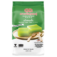 Kjøp Steamed Layer Cake Mix - Golden Coin, 250g på nett - Fodda.no Asiatiske nettbutikk