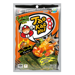Kjøp Taokaenoi Crispy Seaweed Tom Yom Goong Flavour, 40g på nett - Fodda.no Asiatiske nettbutikk