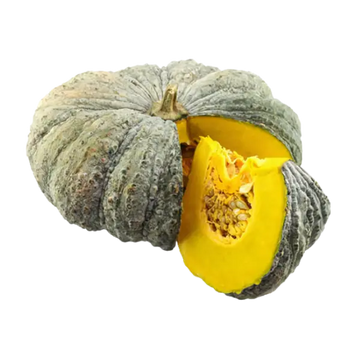 Kjøp Thai Big Pumpkin Delt (ฟักทองสดชิ้น), per kg på nett - Fodda.no Asiatiske nettbutikk