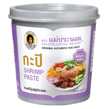 Kjøp Thai Fermentert Rekerpasta (Kapi) - Maepranom, 350g på nett - Fodda.no Asiatiske nettbutikk