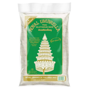 Kjøp Thai Glutinous Sticky Rice - Royal Umbrella, 2kg på nett - Fodda.no Asiatiske nettbutikk