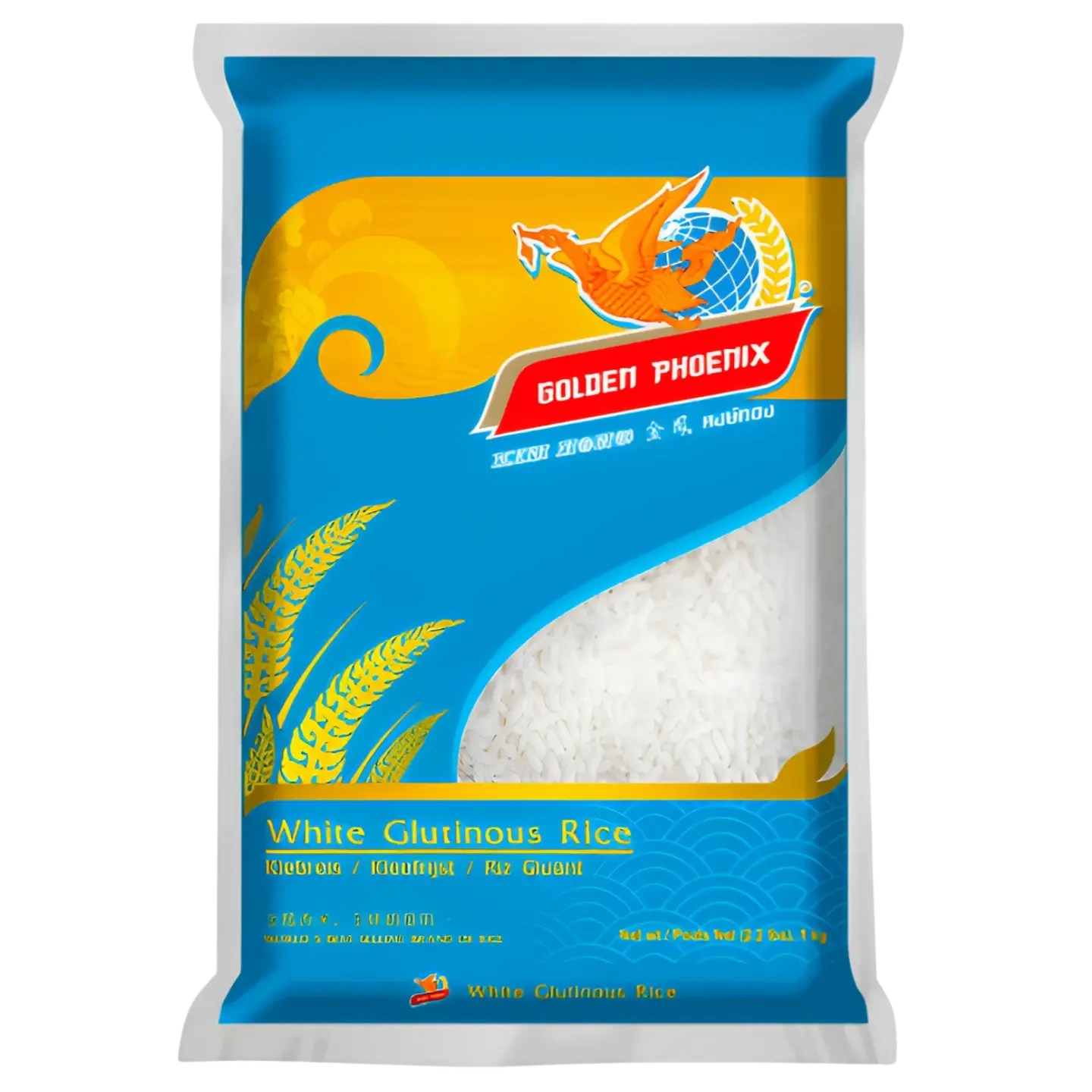 Kjøp Thai White Glutinous Sticky Rice - Golden Phoenix, 1kg på nett - Fodda.no Asiatiske nettbutikk