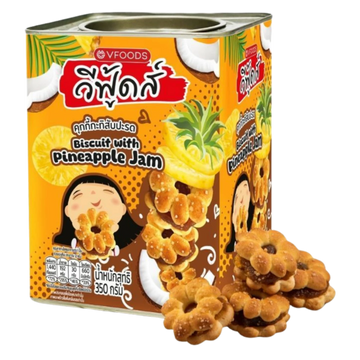 Kjøp VFood Biscuit with Pineapple Jam, 350g på nett - Fodda.no Asiatiske nettbutikk