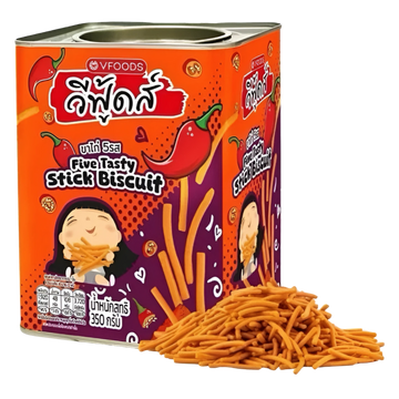 Kjøp VFood Five Tasty Stick Biscuit, 350g på nett - Fodda.no Asiatiske nettbutikk