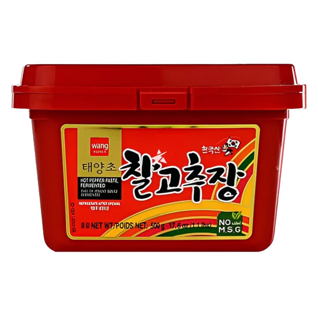 Kjøp WANG Korean Gochujang Hot Pepper Paste Fermented, 2x500g på nett - Fodda.no Asiatiske nettbutikk