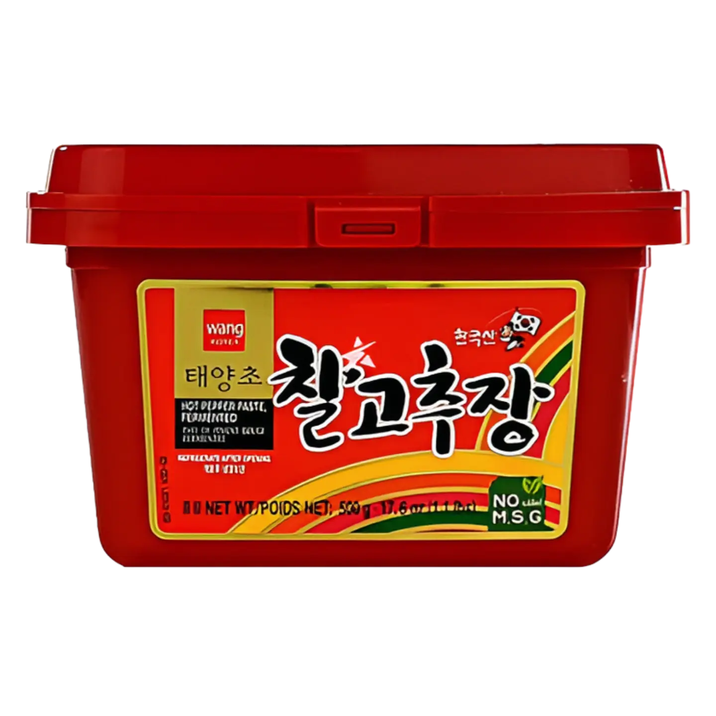 Kjøp WANG Korean Gochujang Hot Pepper Paste Fermented, 2x500g på nett - Fodda.no Asiatiske nettbutikk