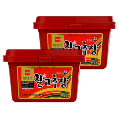 Kjøp WANG Korean Gochujang Hot Pepper Paste Fermented, 2x500g på nett - Fodda.no Asiatiske nettbutikk
