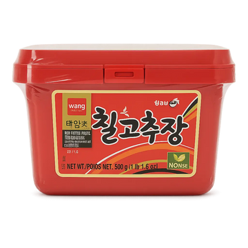 Kjøp WANG Korean Gochujang Paste (Fermented Red Chili Paste), 500g på nett - Fodda.no Asiatiske nettbutikk