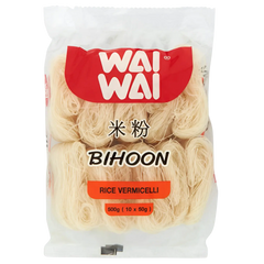 Kjøp WaiWai Oriental Style Instant Vermicelli Risnudler (Bihoon, 500g på nett - Fodda.no Asiatiske nettbutikk